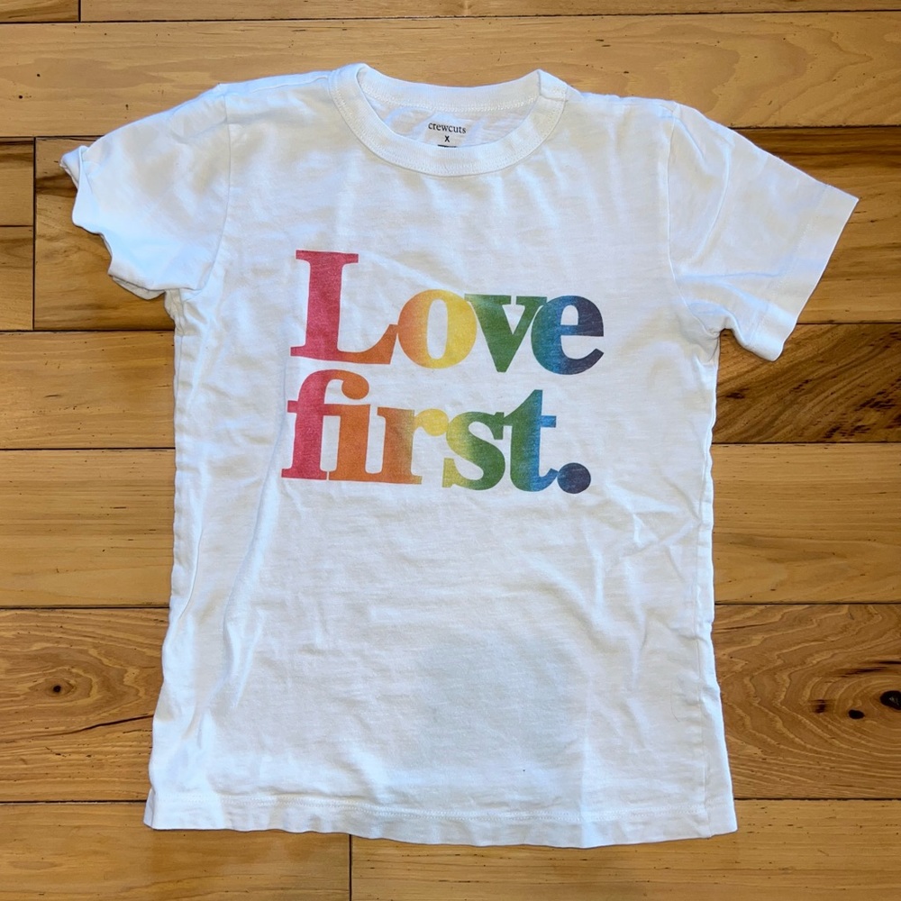 🌷 5/$13! Crewcuts X Human Rights Campaign kids tee